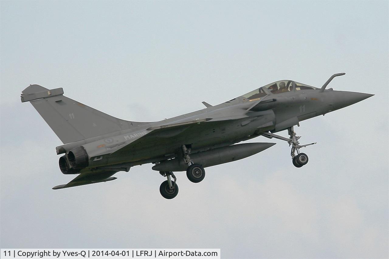 11, Dassault Rafale M C/N 11, Dassault Rafale M, Go arround rwy 26, Landivisiau Naval Air Base (LFRJ)