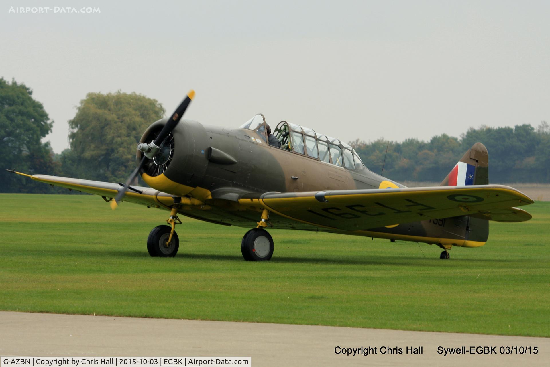 G-AZBN, 1942 Noorduyn AT-16 Harvard IIB C/N 14A-1431, at The Radial And Training Aircraft Fly-in