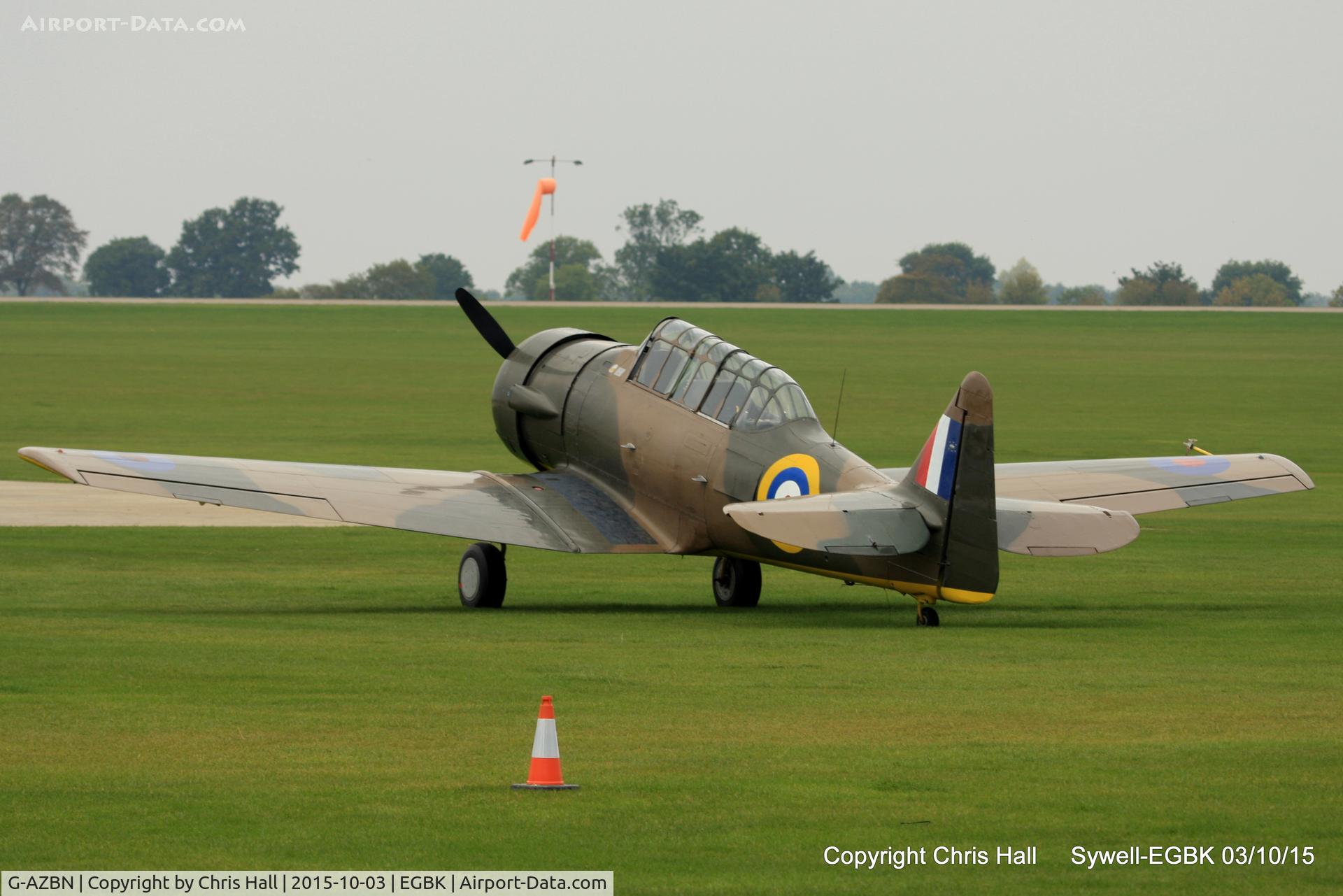 G-AZBN, 1942 Noorduyn AT-16 Harvard IIB C/N 14A-1431, at The Radial And Training Aircraft Fly-in
