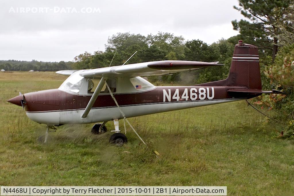 N4468U, 1964 Cessna 150D C/N 15060468, A wet afternoon at Cape Cod Airport , MA