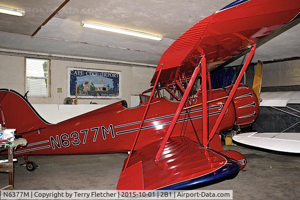 N6377M, 1988 Waco YMF C/N F50016, 1988 Waco YMF, c/n: F50016 at Cape Cod Airport