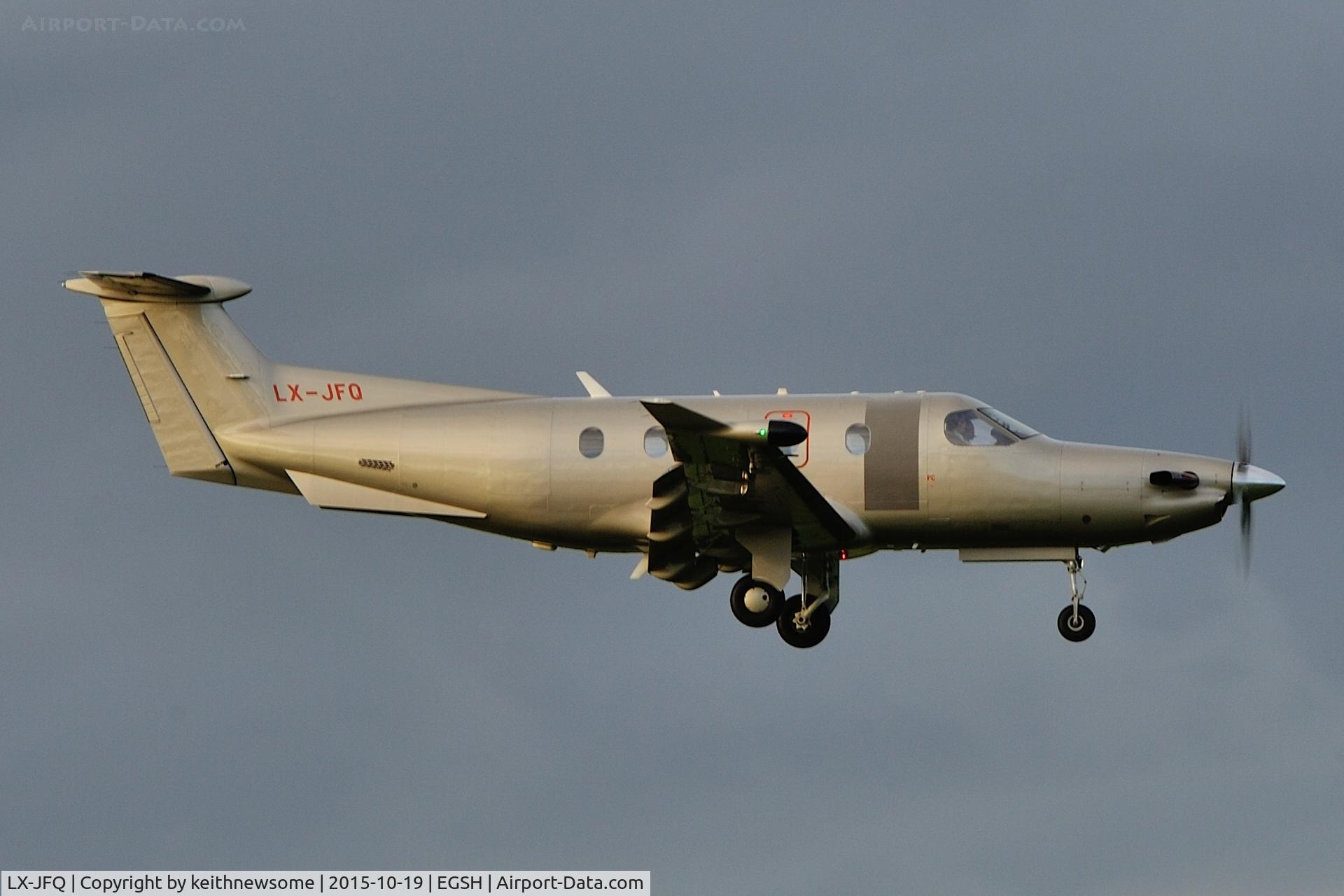 LX-JFQ, 2007 Pilatus PC-12/47 C/N 876, Nice visitor.