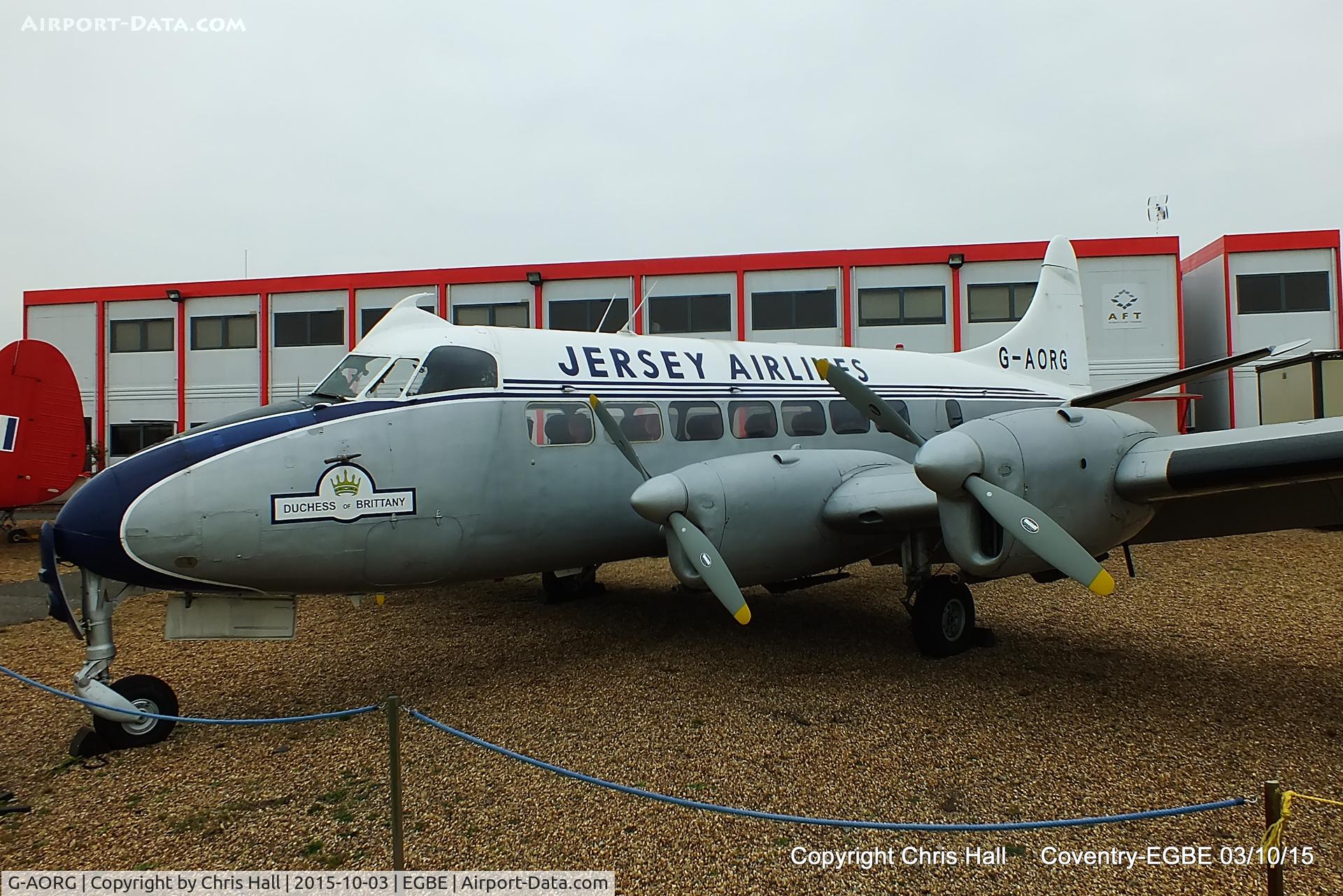 G-AORG, 1956 De Havilland DH-114 Sea Heron C.1 C/N 14101, Duchess of Brittany (Jersey) Ltd