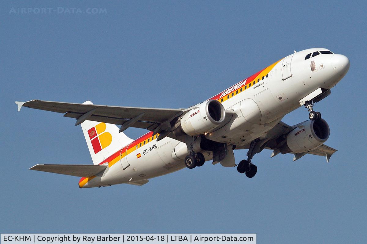 EC-KHM, 2007 Airbus A319-111 C/N 3209, Airbus A319-111 [3209] (Iberia) Istanbul-Ataturk~TC 18/04/2015