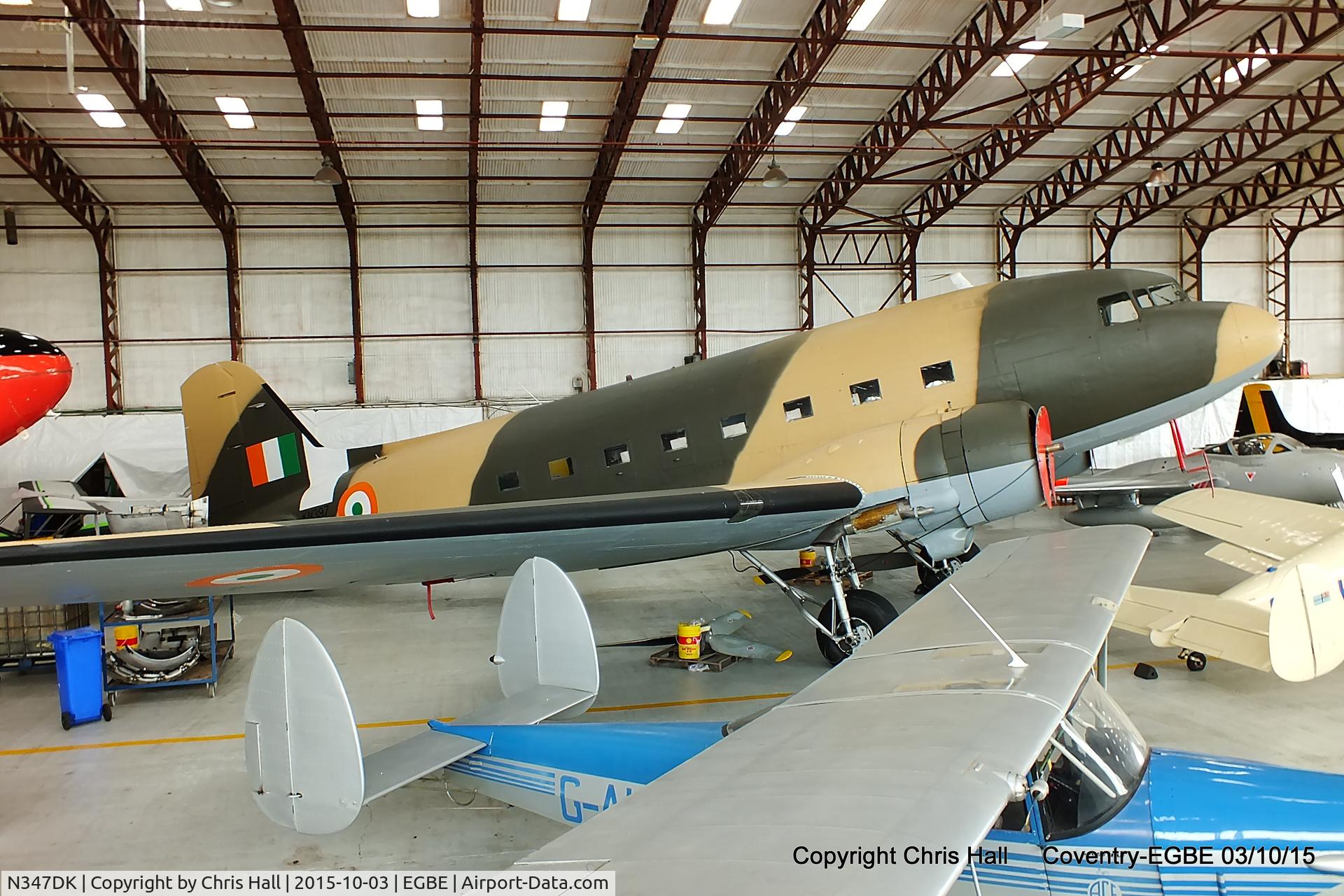 N347DK, 1944 Douglas DC-3A-467 (C-47B) C/N 16072/32820, Due to become the founding member of the Indian Air Force Memorial Flight.