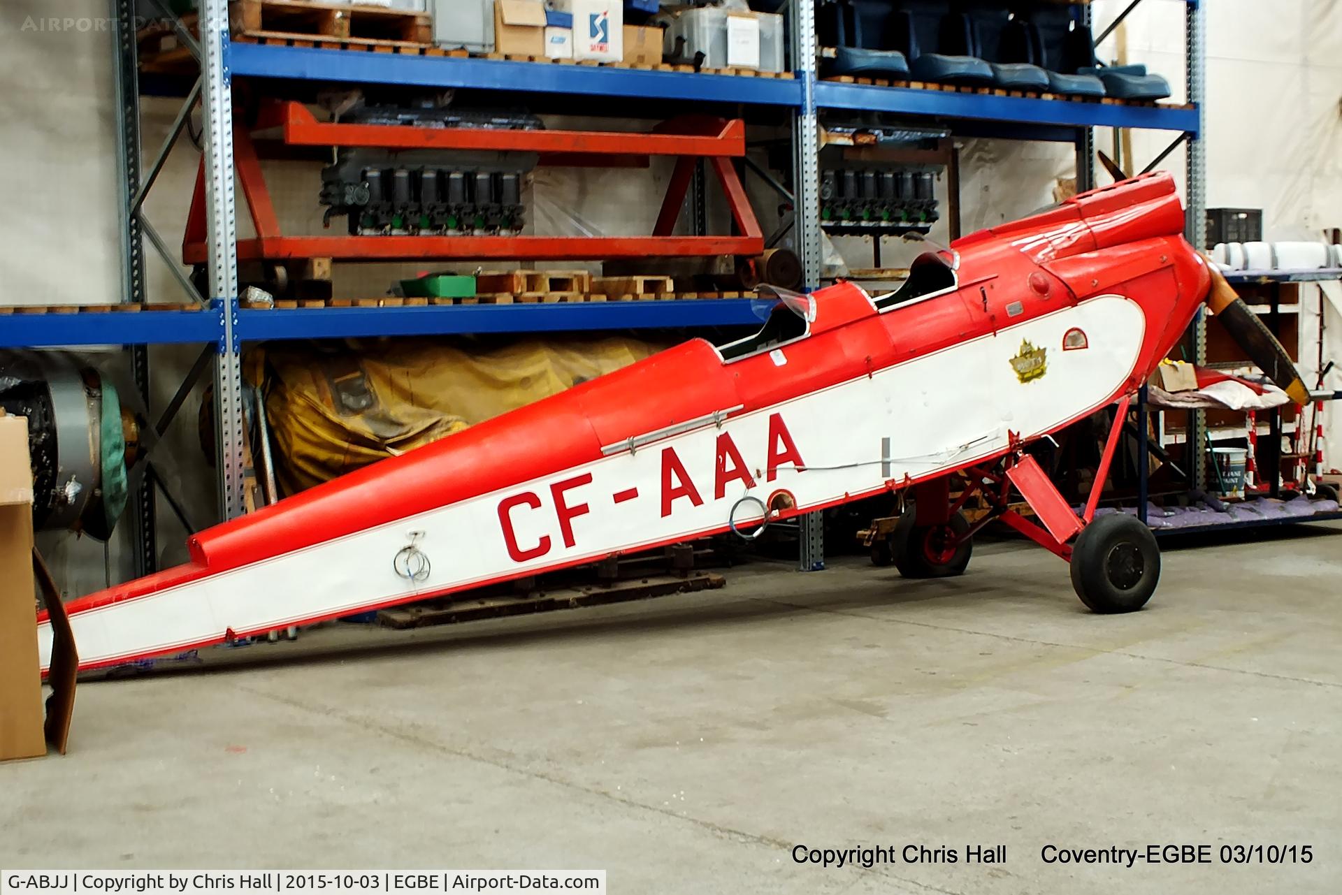 G-ABJJ, 1931 De Havilland Canada DH.60G Gipsy Moth C/N 1840, Imported earlier this year from Canada, Reregistered with its original reg number on 01/10/15