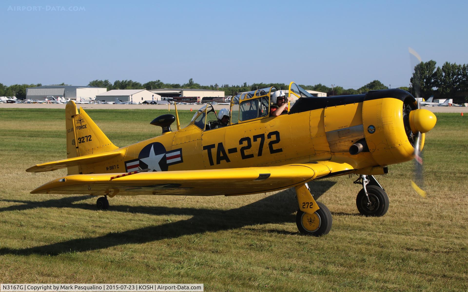 N3167G, 1949 North American T-6G Texan C/N 168-685, North American T-6G