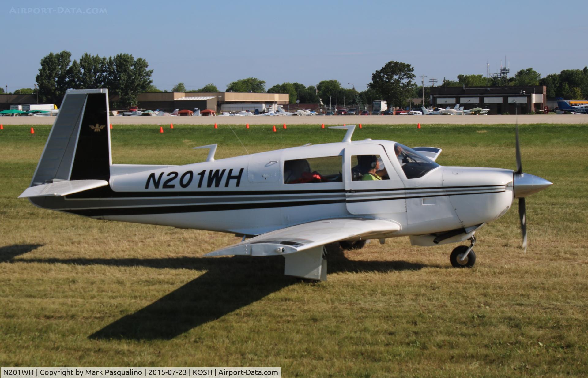 N201WH, 1977 Mooney M20J 201 C/N 24-0407, Mooney M20J