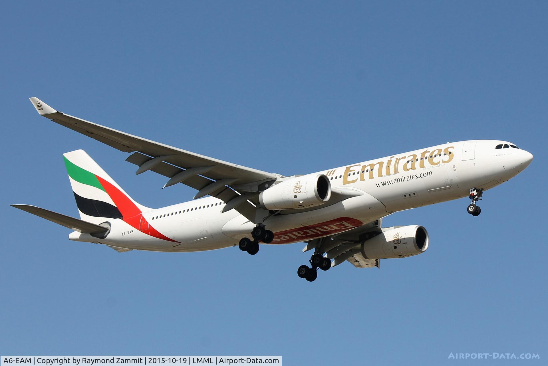 A6-EAM, 2002 Airbus A330-243 C/N 491, A330 A6-EAM Emirates Airlines