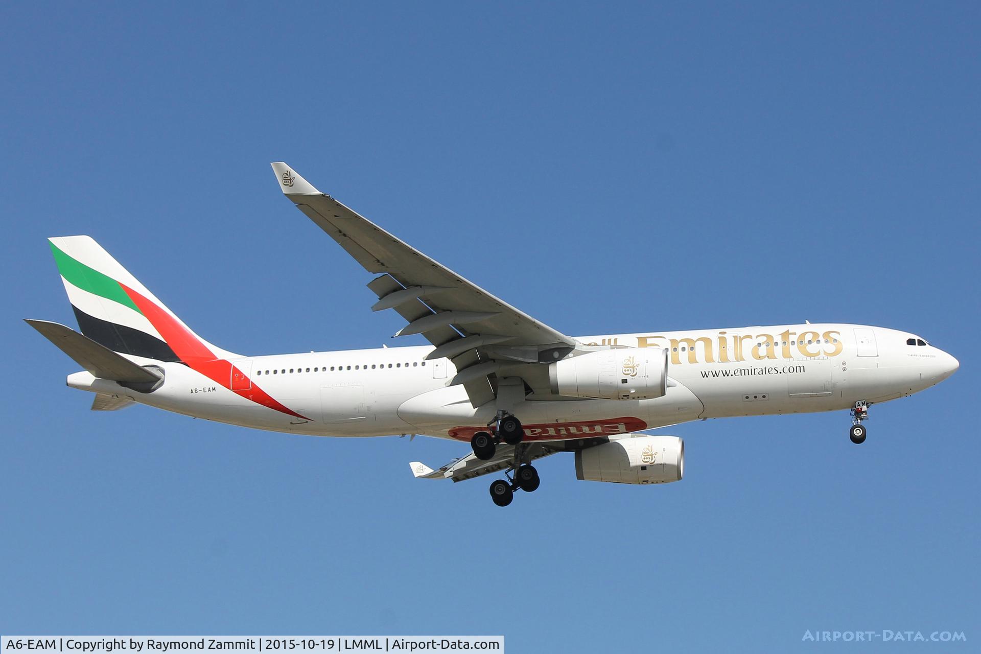A6-EAM, 2002 Airbus A330-243 C/N 491, A330 A6-EAM Emirates Airlines