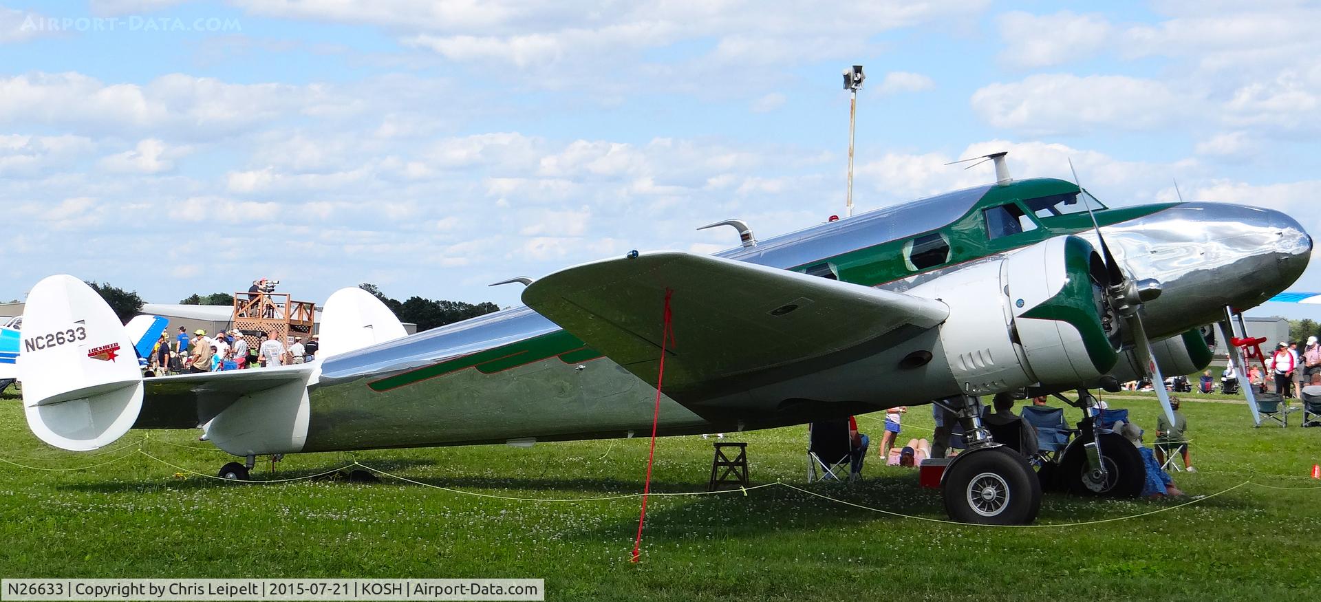 N26633, 1940 Taylorcraft BC-65 C/N 1975, Maryland-based 1940 Taylorcraft BC-65 at EAA AirVenture 2015.