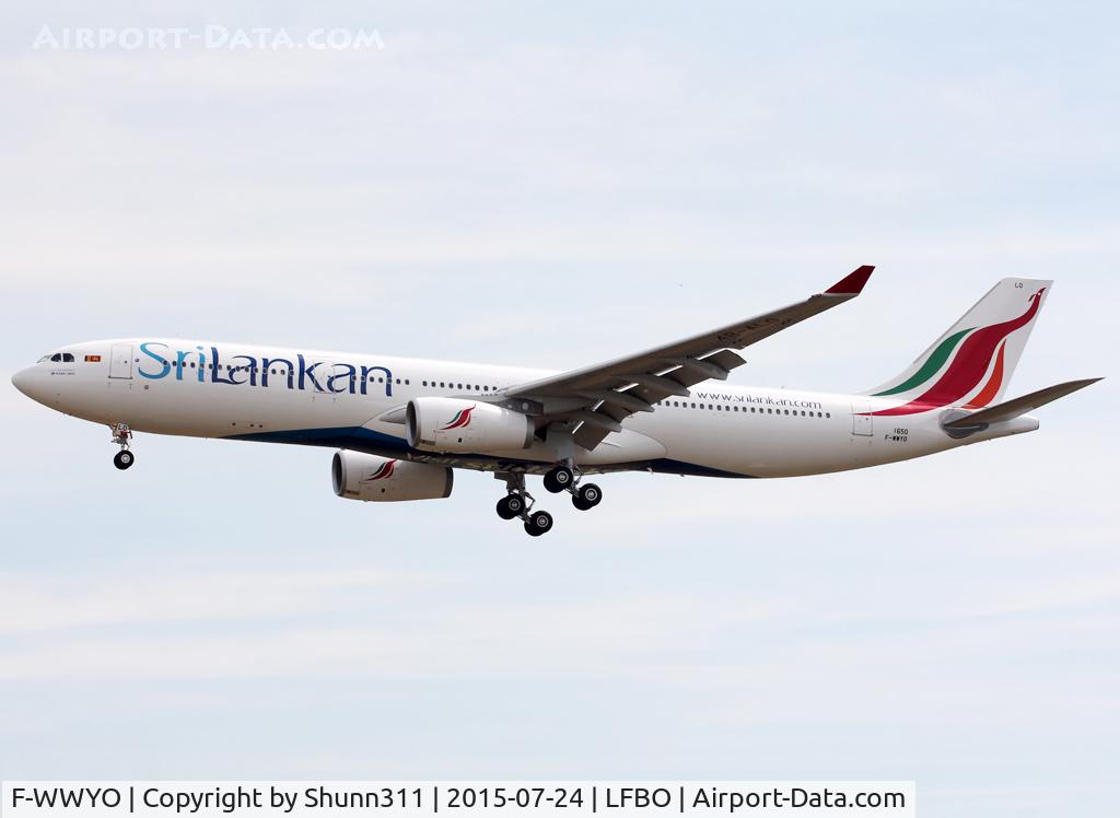 F-WWYO, 2015 Airbus A330-343 C/N 1650, C/n 1650 - To be 4R-ALO