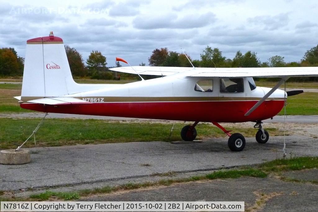 N7816Z, 1963 Cessna 150C C/N 15059916, Parked at Plum Island Airport , MA