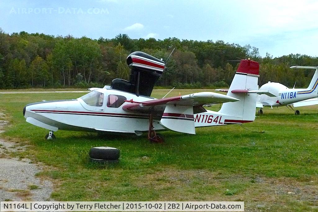 N1164L, 1965 Lake LA-4 C/N 326, Parked at Plum Island Airport , MA
