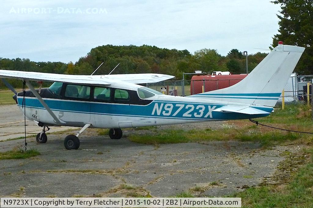 N9723X, 1962 Cessna 210B C/N 21058023, Parked at Plum Island Airport , MA