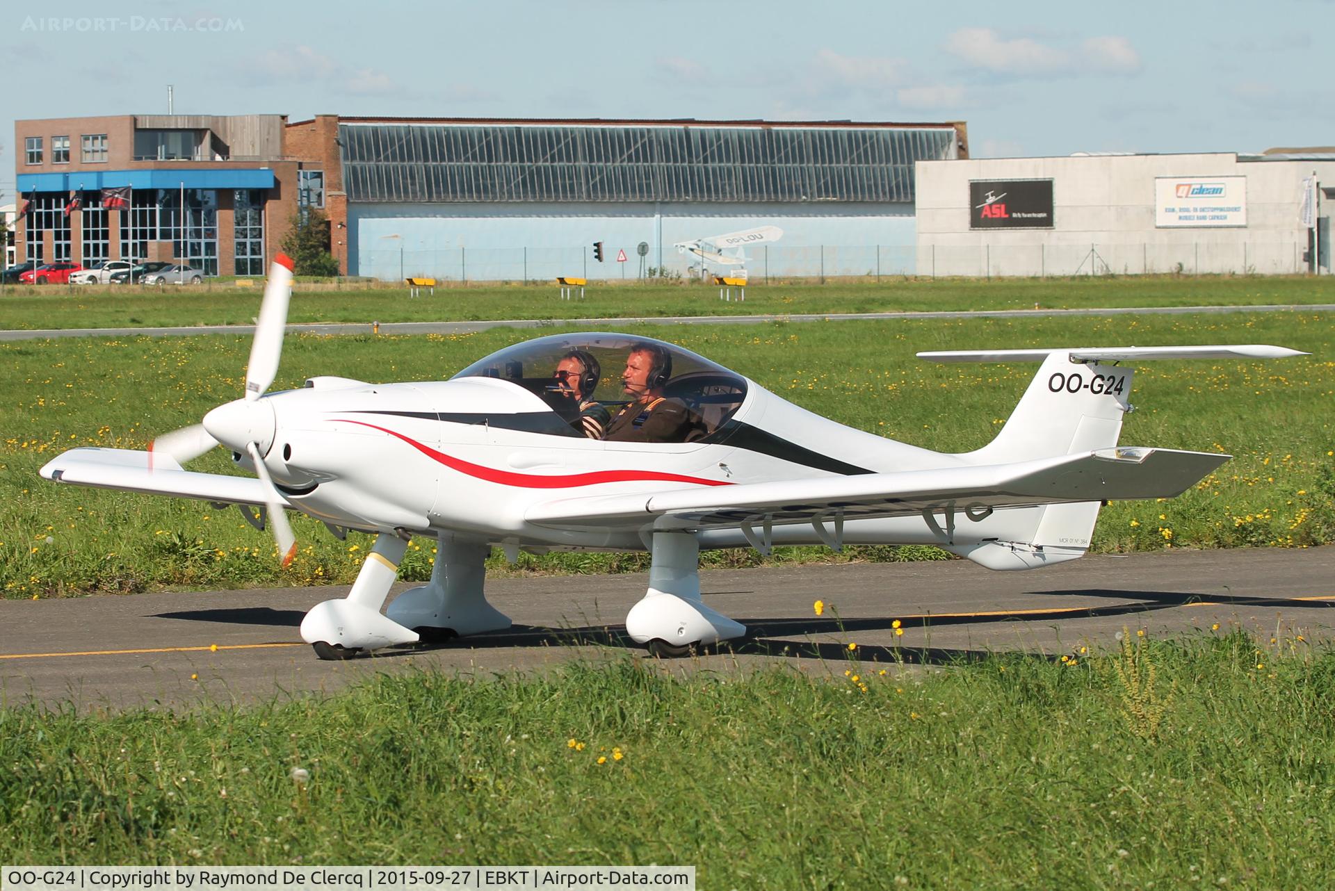 OO-G24, 2008 Dyn'Aero MCR UL C/N 384, Taxiing to rwy 06.