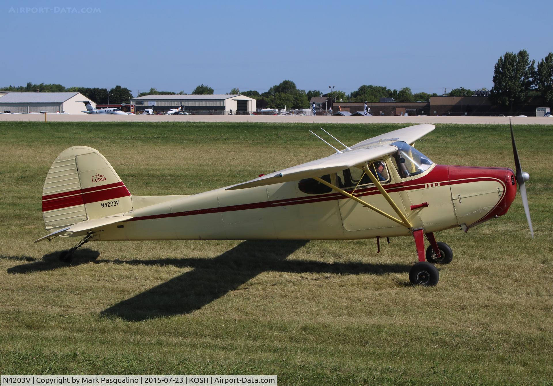 N4203V, 1948 Cessna 170 C/N 18559, Cessna 170