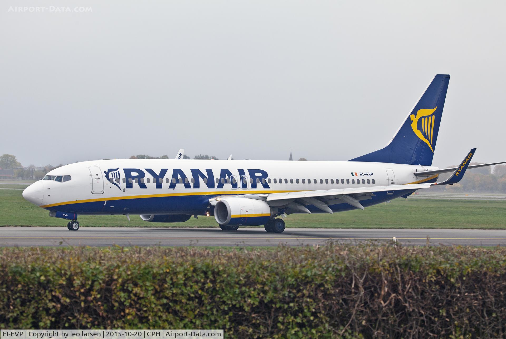 EI-EVP, 2012 Boeing 737-8AS C/N 40293, Copenhagen 20.10.15