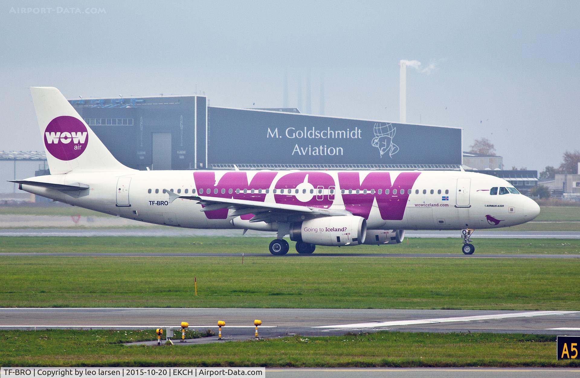 TF-BRO, 2010 Airbus A320-232 C/N 4305, Copenhagen 20.10.15