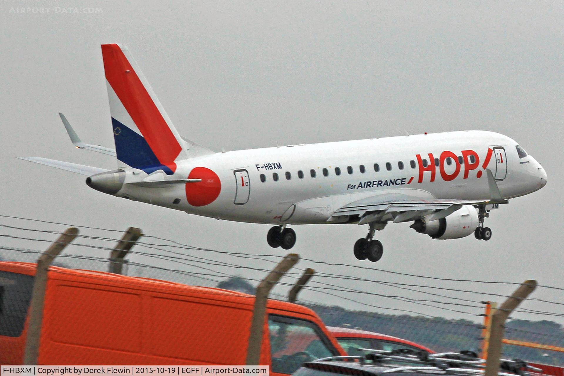 F-HBXM, 2003 Embraer 170LR (ERJ-170-100LR) C/N 17000010, Embraer 170LR,Paris CDG based, call sign Air Hop 9061, previously PT-SKC, EI-DFI, seen departing runway 12 en-route RTB.