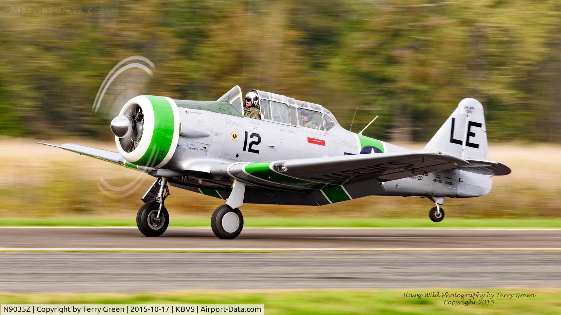 N9035Z, 1949 North American T-6G Texan C/N 168-094, 2015 Heritage Flight Foundation