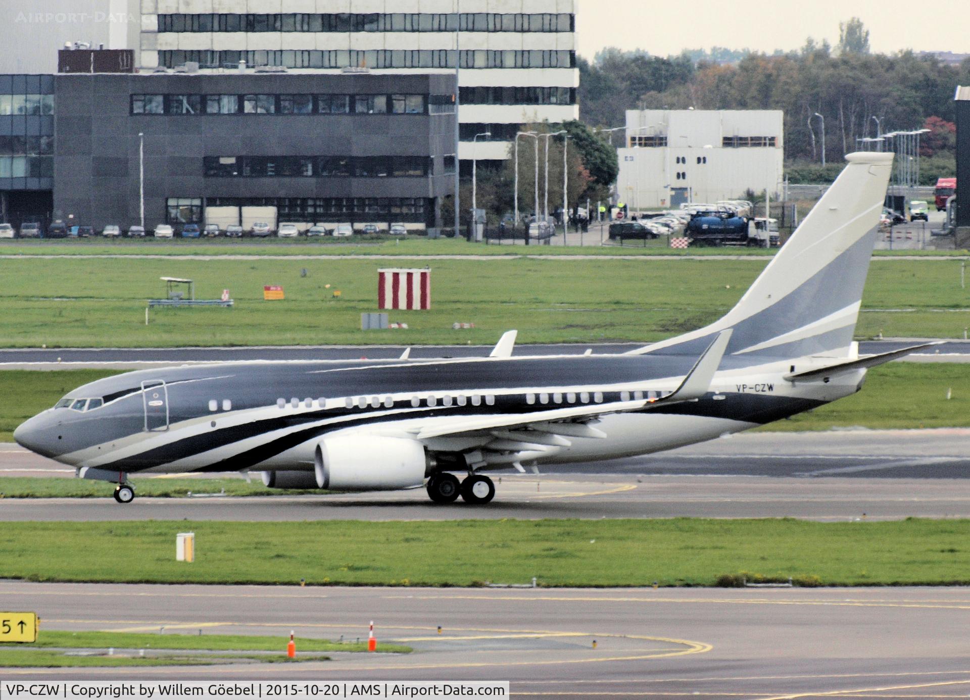 VP-CZW, 2013 Boeing 737-7JW C/N 38408, Landing on Schiphol Airport