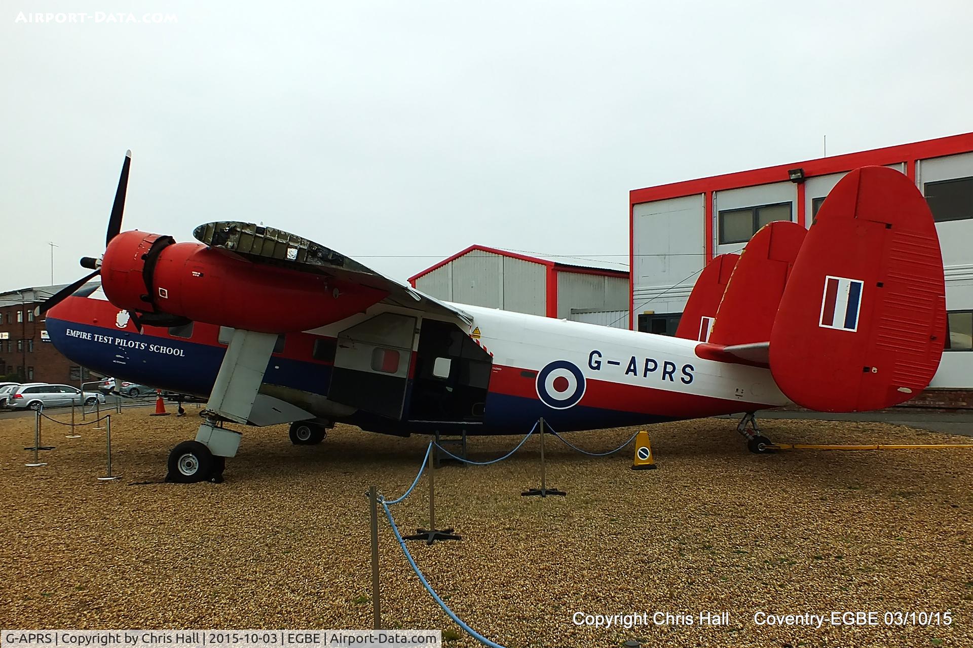 G-APRS, 1959 Scottish Aviation Twin Pioneer CC.2 C/N 561, Aviation Heritage Ltd