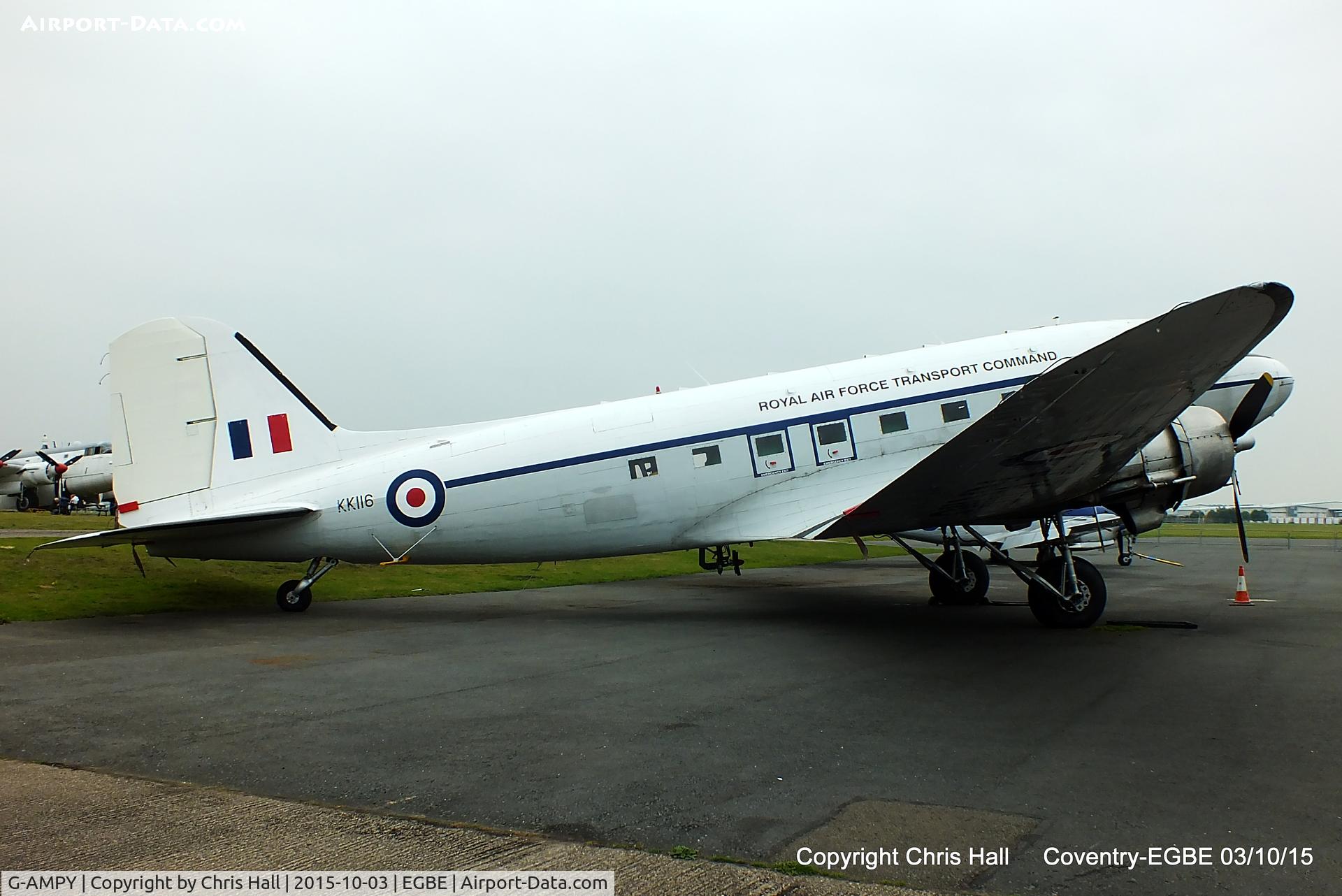 G-AMPY, 1944 Douglas C-47B-15-DK Dakota 4 C/N 26569, Air Atlantique