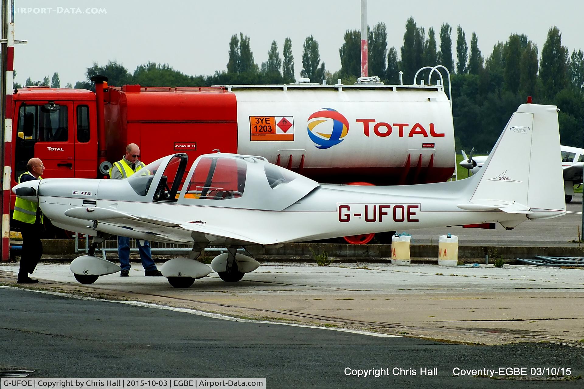 G-UFOE, 1988 Grob G-115 C/N 8033, Swiftair Maintenance Ltd