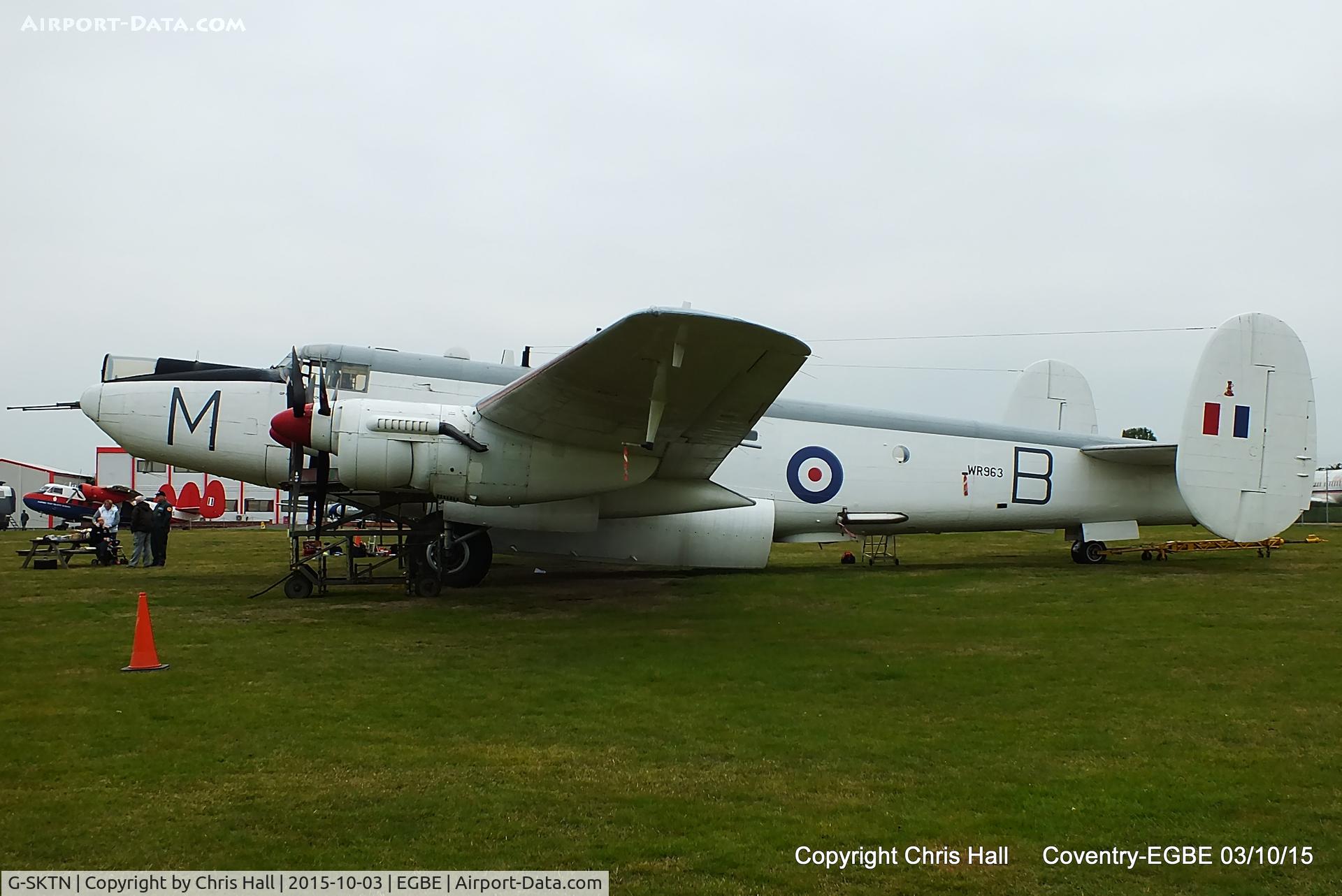 G-SKTN, 1954 Avro 696 Shackleton AEW.2 C/N Not found WR963, being restored to flying condition by The 'Friends of WR963'