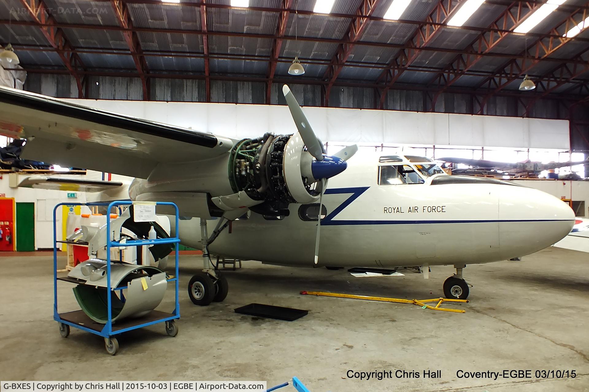G-BXES, 1957 Hunting Percival P-66 Pembroke C1 C/N PAC/W/3032, Air Atlantique Ltd