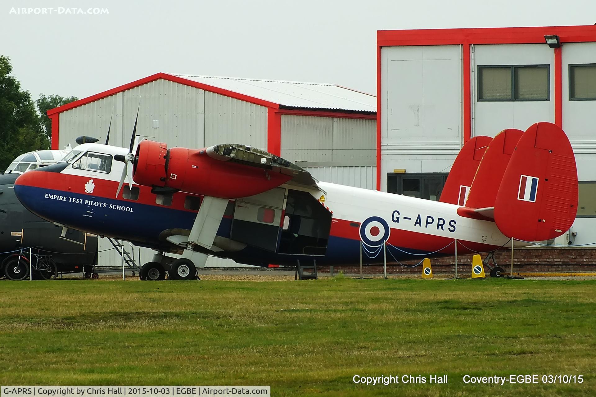 G-APRS, 1959 Scottish Aviation Twin Pioneer CC.2 C/N 561, Aviation Heritage Ltd