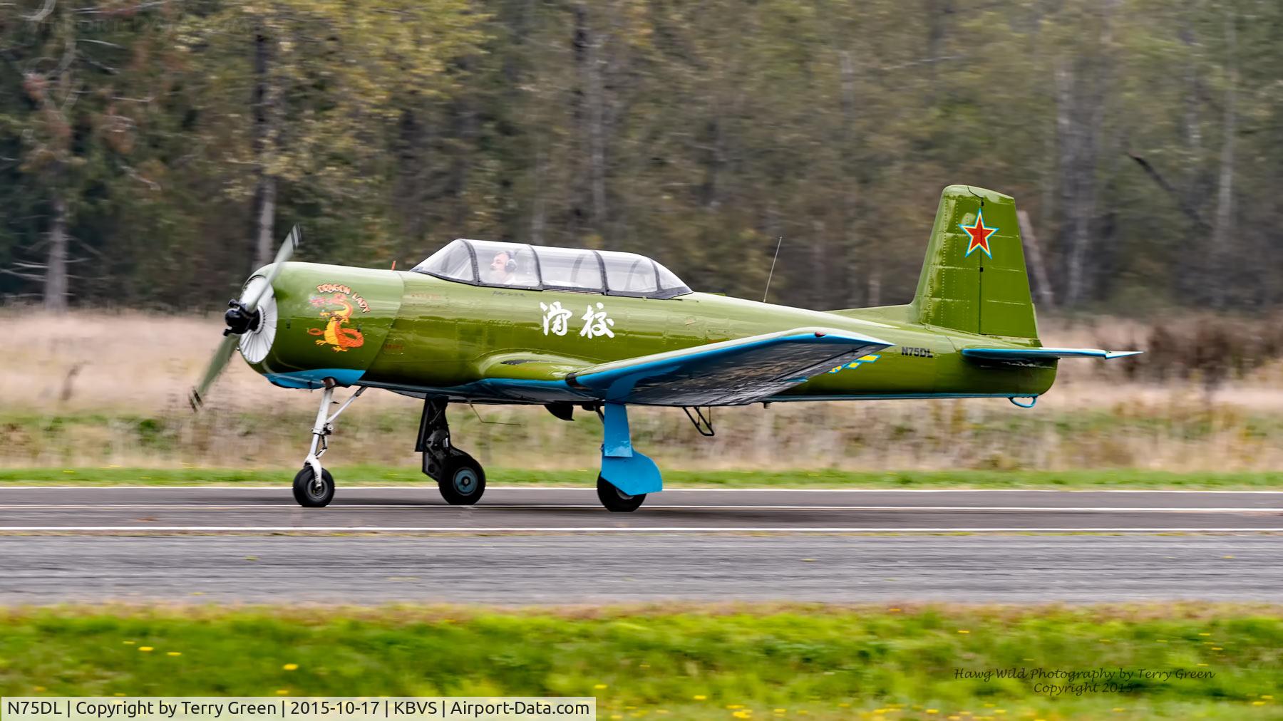 N75DL, 1969 Nanchang CJ-6A C/N 932003, Skagit Regional Airport
