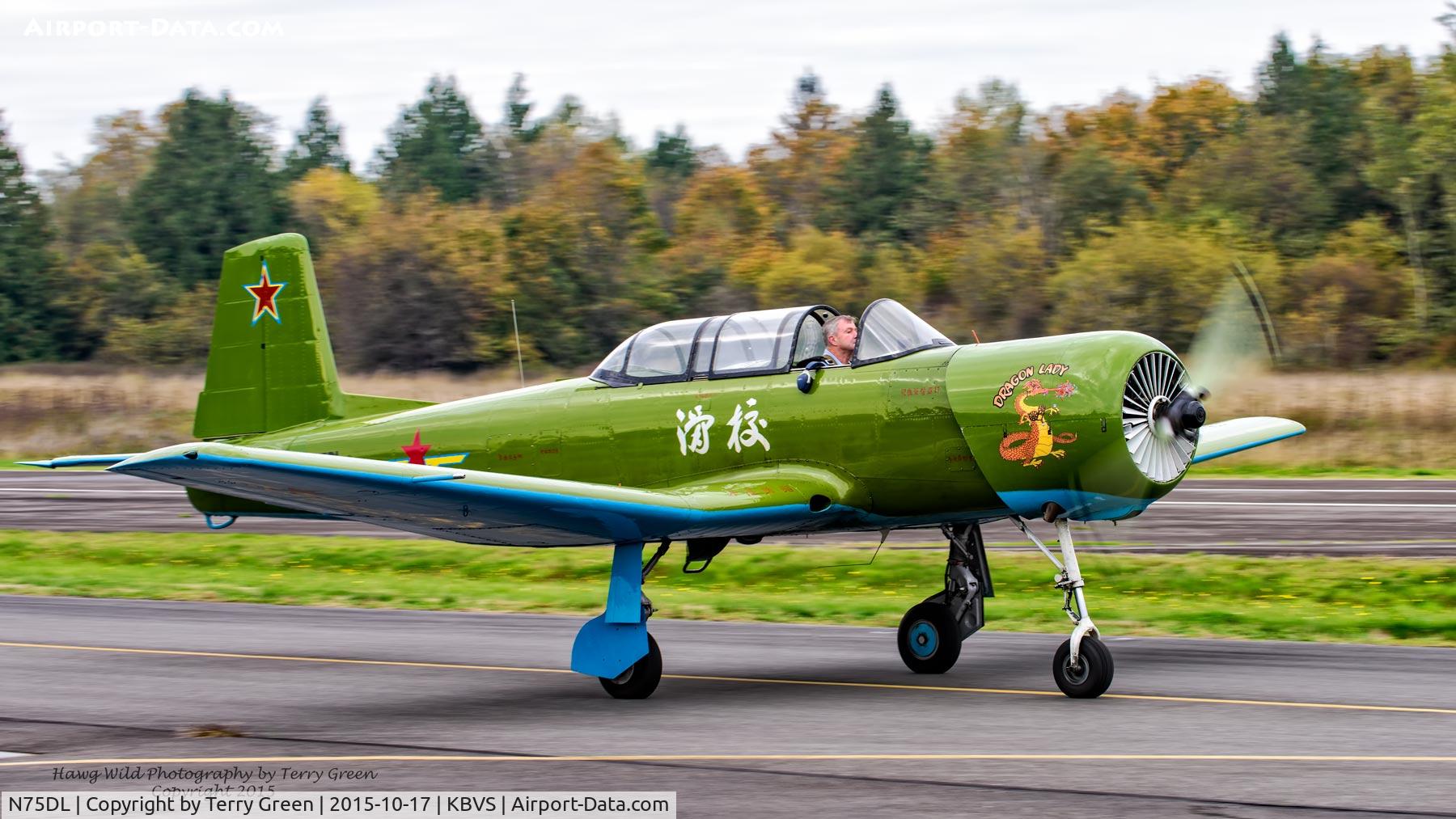 N75DL, 1969 Nanchang CJ-6A C/N 932003, Skagit Regional Airport