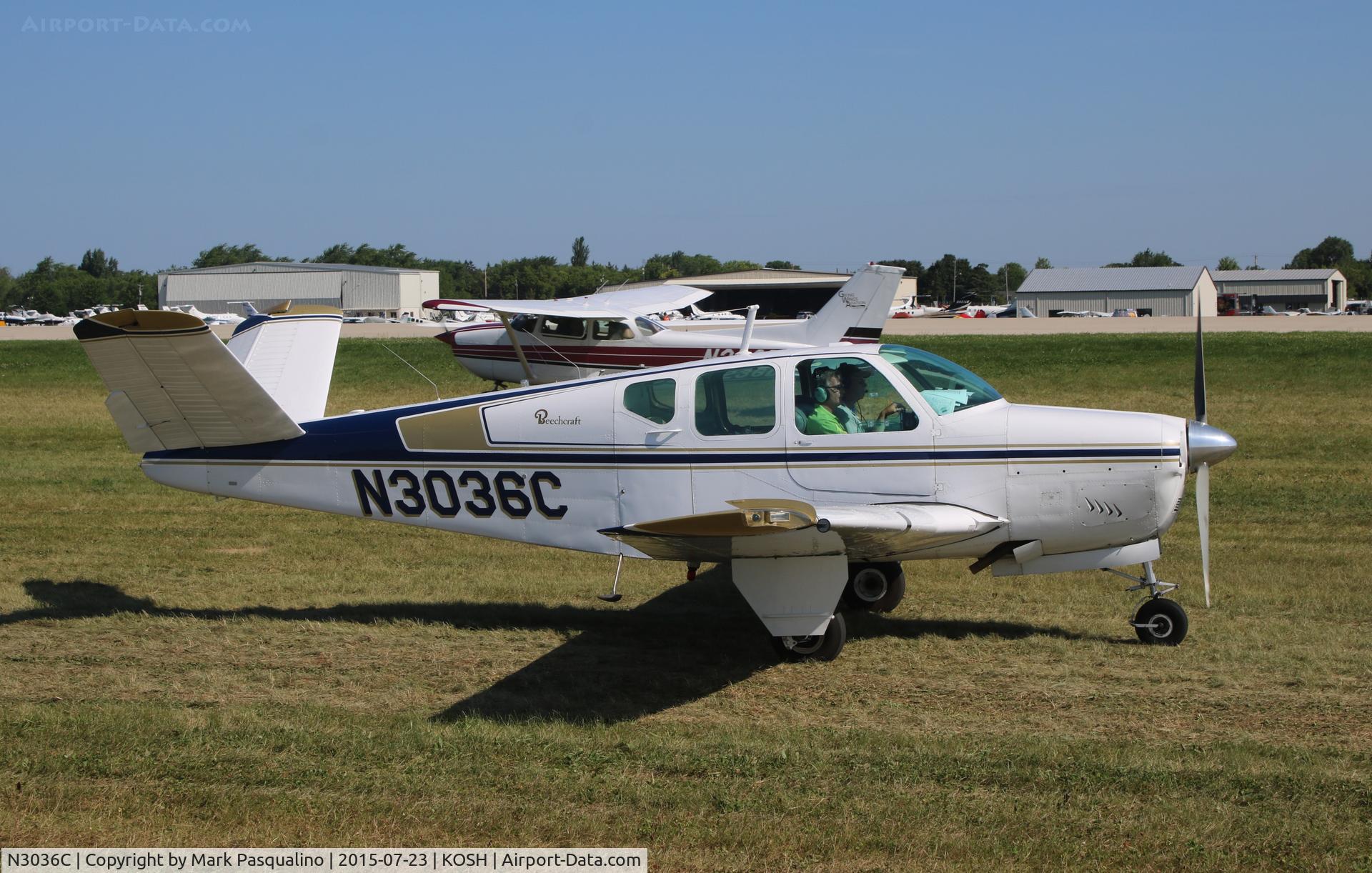 N3036C, 1958 Beech J35 Bonanza C/N D-5691, Beech J35