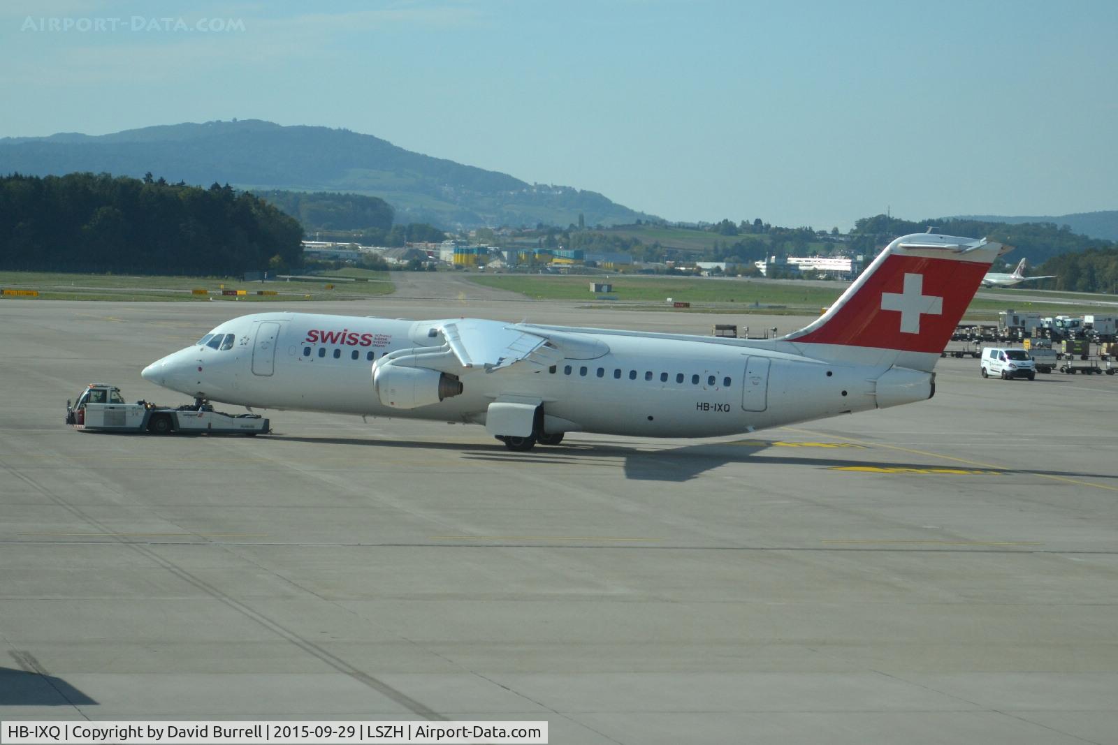 HB-IXQ, 1996 British Aerospace Avro 146-RJ100 C/N E3282, Swiss Avro 146 RJ-100