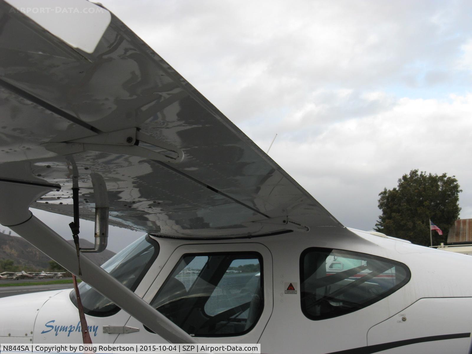 N844SA, 2006 Symphony SA-160 C/N S-0015, 2006 Symphony Aircraft Inds. SA-160 Symphony, production redesign of GlaStar made in Canada, Lycoming O-320-D2A 160 Hp, wings fold, BRS Parachute, 3-position Fowler flaps & mass-balanced Frise ailerons with end fences