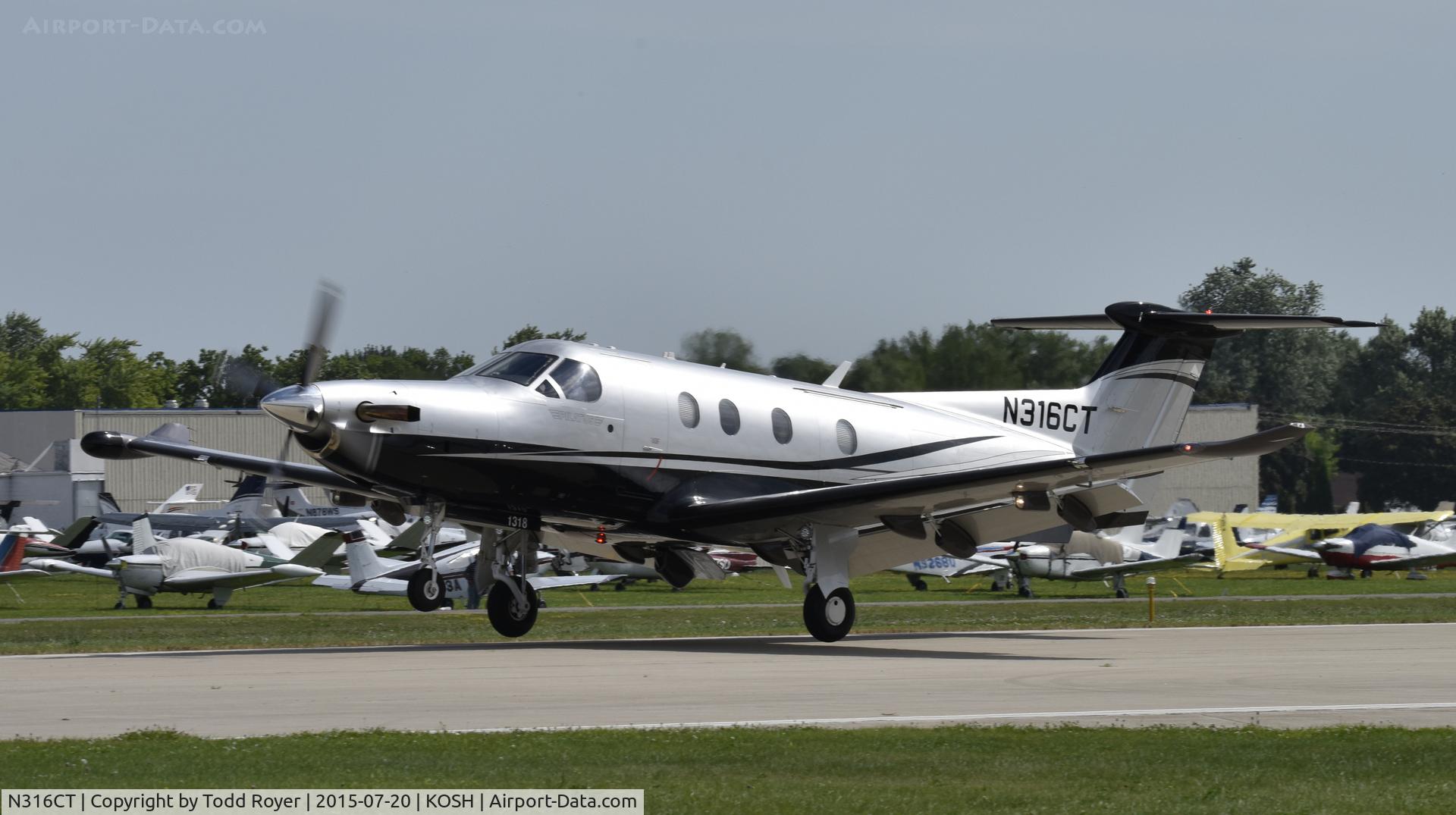 N316CT, 2011 Pilatus PC-12/47E C/N 1318, Airventure 2015