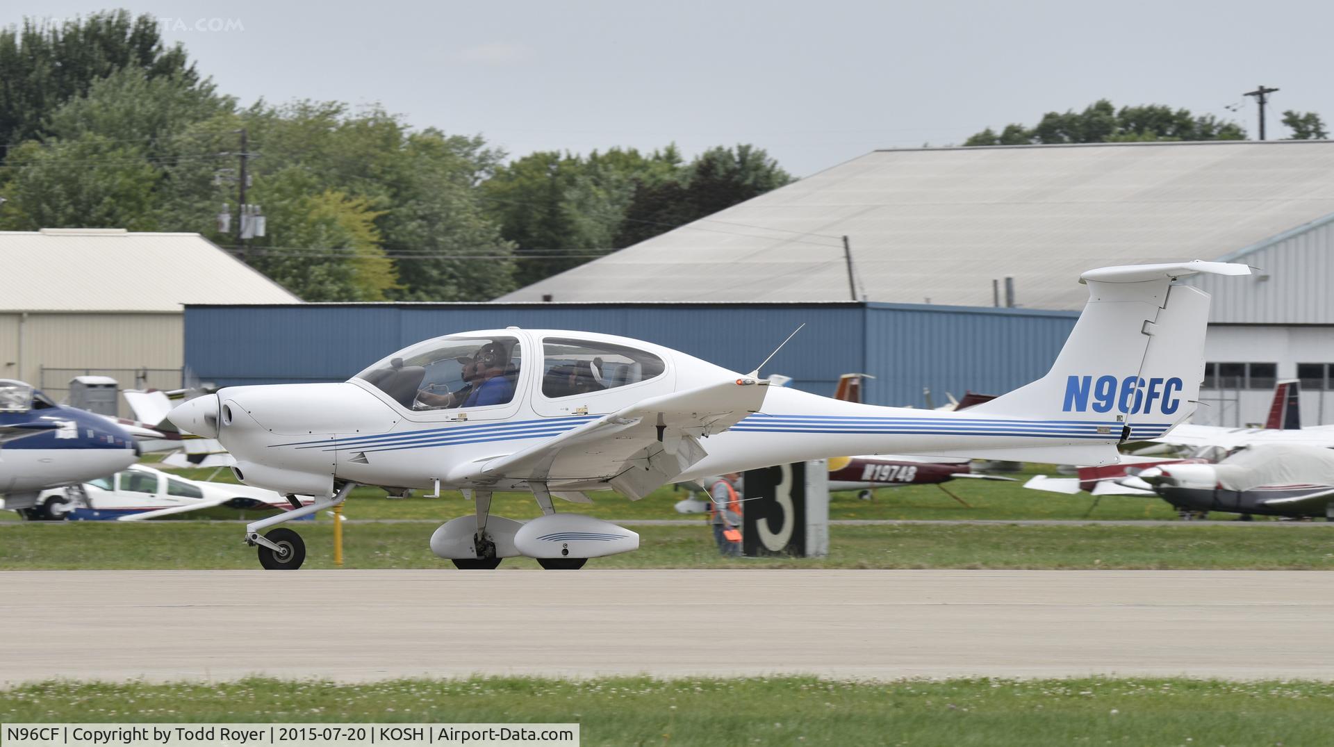 N96CF, 1996 Diamond DA-20A-1 Katana C/N 10157, Airventure 2015