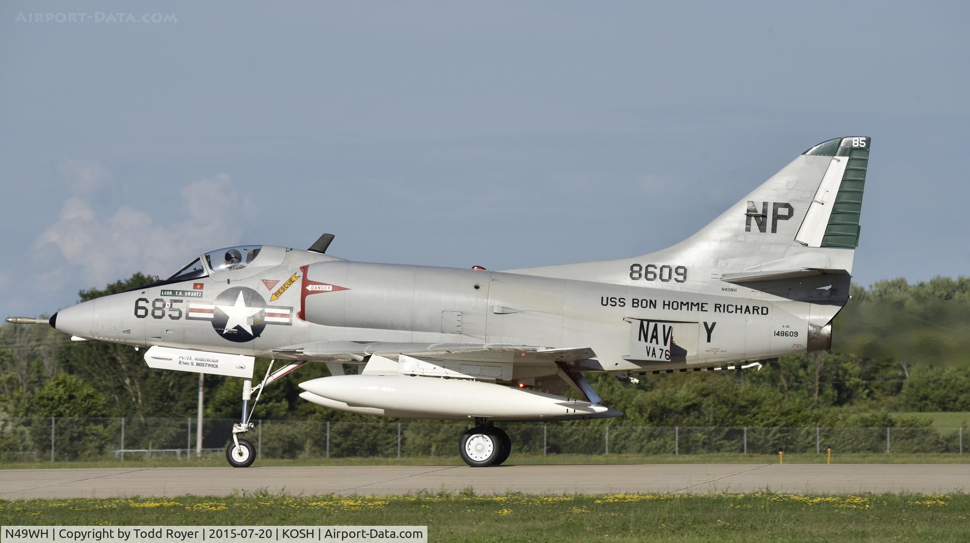N49WH, 1959 Douglas A-4B Skyhawk C/N 11366, Airventure 2015