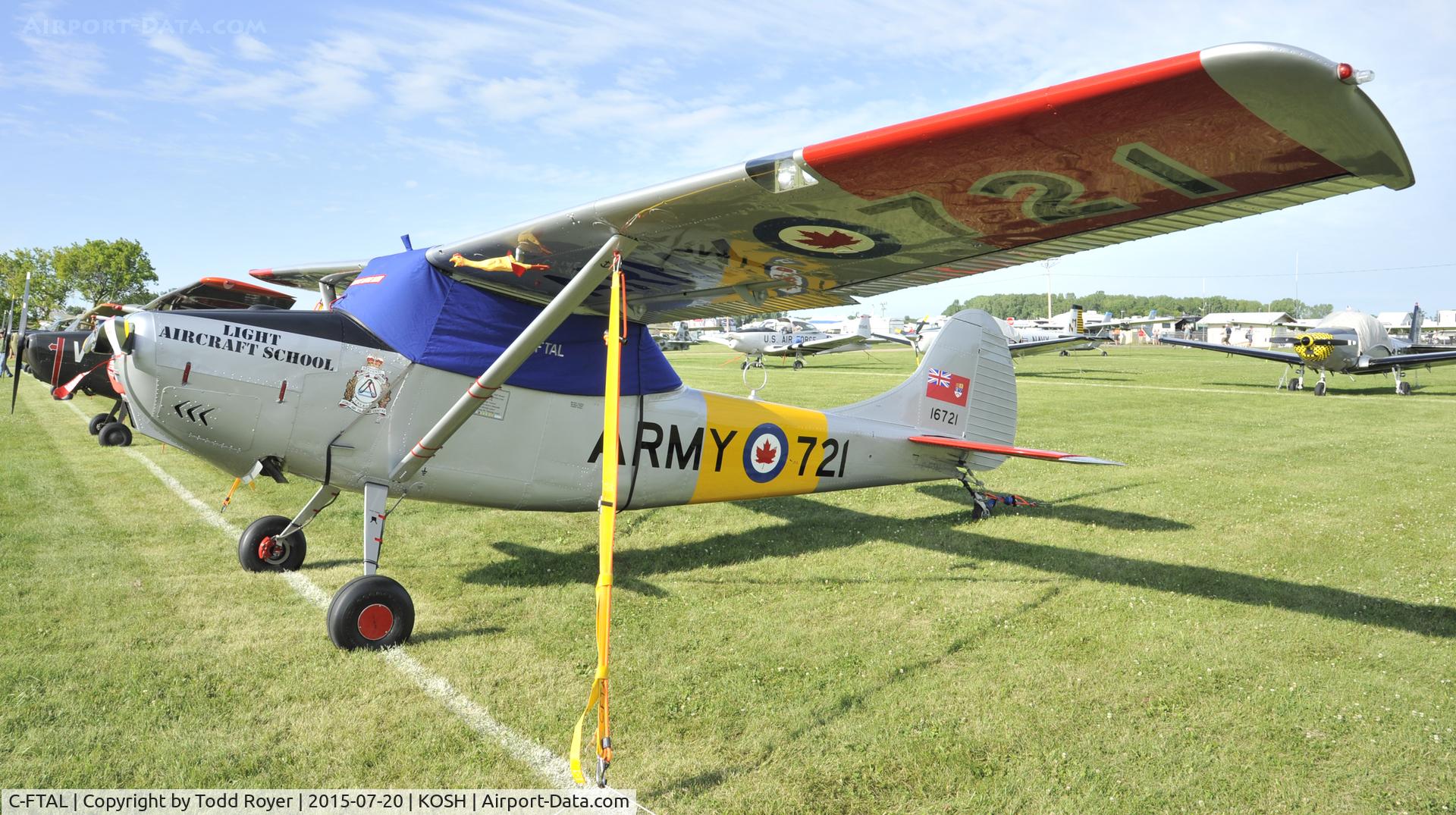 C-FTAL, 1956 Cessna L-19E Bird Dog Bird Dog C/N 24605, Airventure 2015