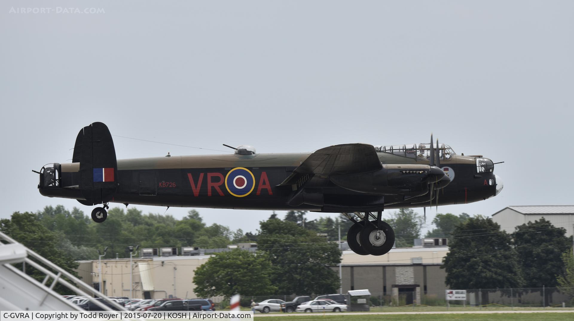 C-GVRA, 1945 Victory Aircraft Avro 683 Lancaster BX C/N FM 213 (3414), Airventure 2015