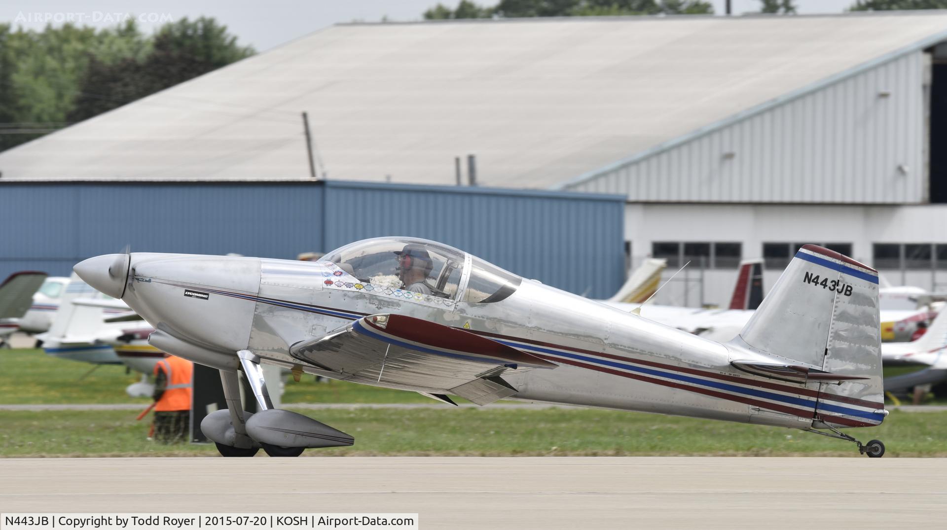 N443JB, 1989 Vans RV-6 C/N 20023, Airventure 2015