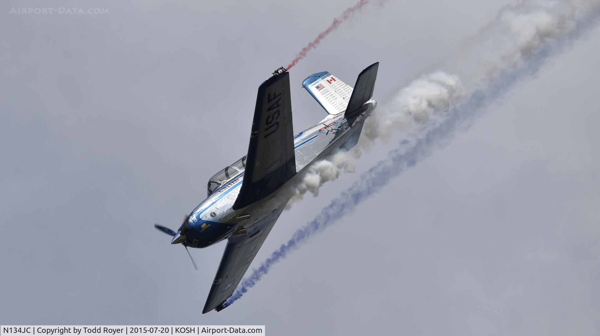 N134JC, 1955 Beech T-34-A (A45) Mentor C/N G-812, Airventure 2015