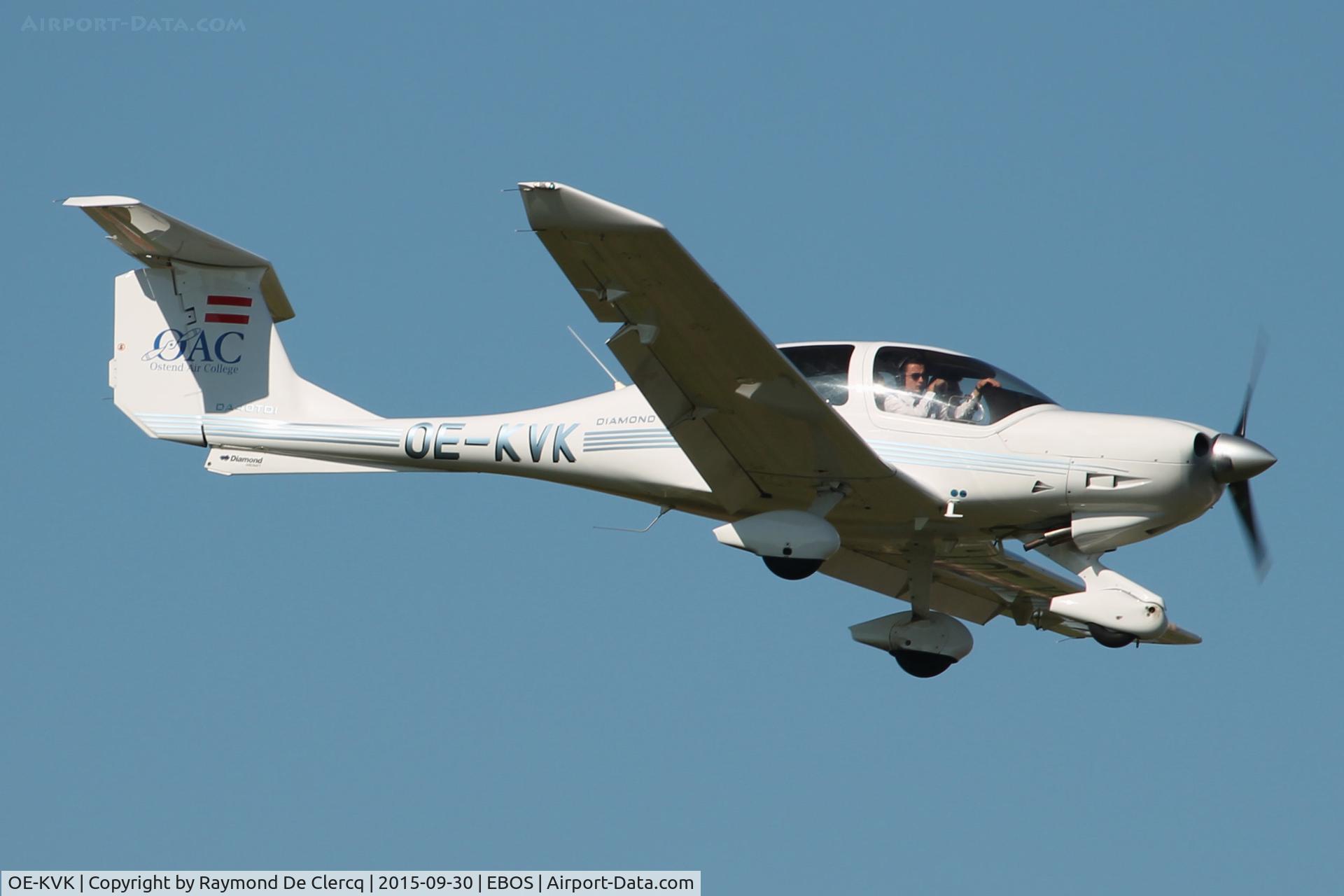 OE-KVK, 2007 Diamond DA-40TDI Diamond Star C/N D4.303, Ostend Air College.