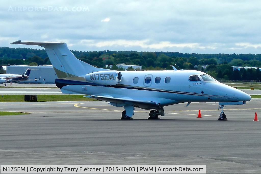 N175EM, 2009 Embraer EMB-500 Phenom 100 C/N 50000106, At Portland Jetport ME