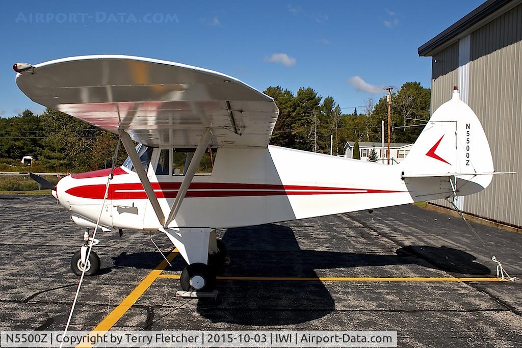 N5500Z, 1962 Piper PA-22-108 Colt C/N 22-9286, At Wiscasset Airport in Maine