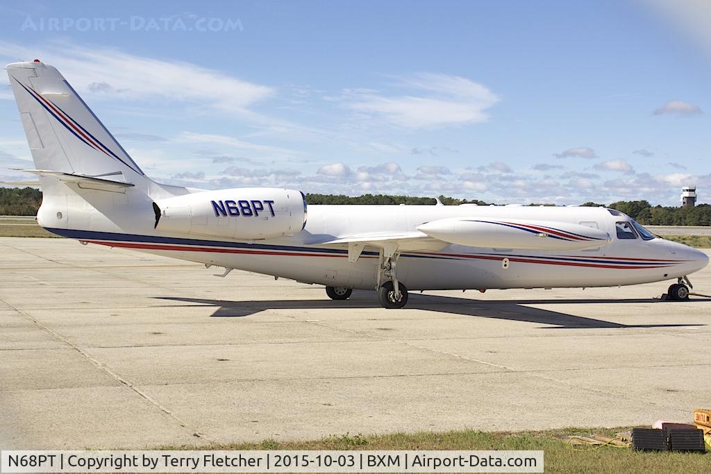 N68PT, 1981 Israel Aircraft Industries IAI-1124 Westwind C/N 325, At Brunswick Executive in Maine