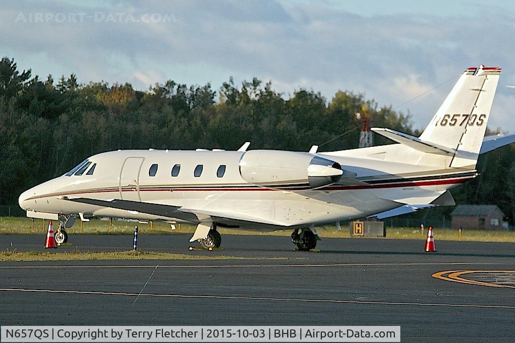 N657QS, 2006 Cessna 560XLS Citation Excel C/N 560-5636, At Hancock County / Bar Harbor Airport