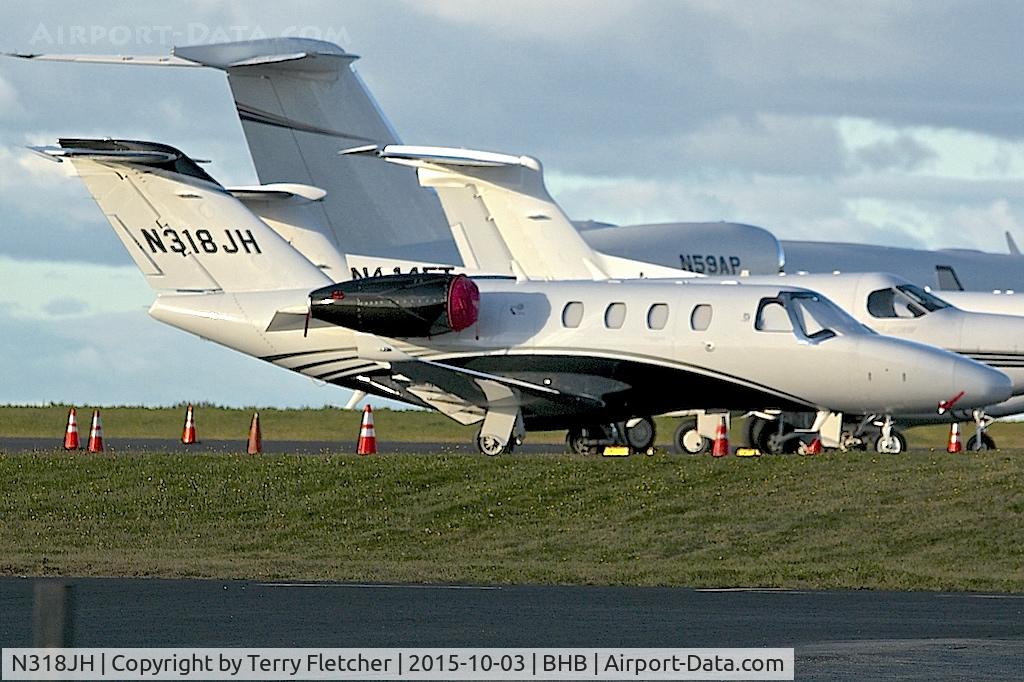 N318JH, 2013 Cessna 525 Citation M2 C/N 525-0817, 2013 Cessna 525 M2, c/n: 525-0817 at Bar Harbor Airport in Maine